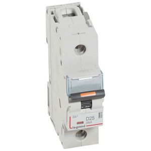 Installatieautomaat 1-polig D-karakteristiek 25A 25kA DX³ DIN