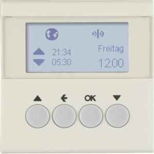 Schakelklok-opzetmod. jaloeziebediening KNX-RF berker S.1/B.3/B.7