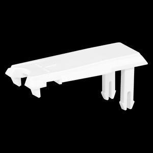 Vergrendeling tbv steker plat wit (AC166 VSF w) VVE=100