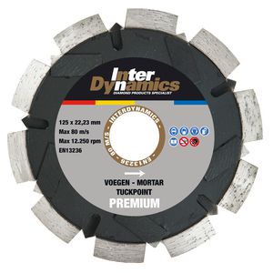 Premium voegenfrees 125mm schijfdikte 6,5mm