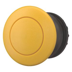 Paddestoeldrukknop geel terugverend
