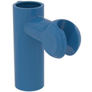 Handdouchehouder tbv wandgreep blauw