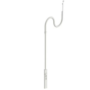 Alu zuil vrijstaand enkel 2,1m 4xwcd 2xrj45 utp hoek r9003