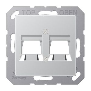 Afdekking A500 alu.voor Lexcom 2-voudig VVE=10