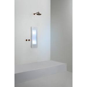 Sunshower ROUND inbouw/opbouw (excl. opbouwbeugel) PLUS/S small 95x33cm White infrarood + UV-licht