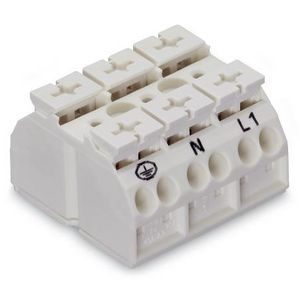 4-draads apparaataansluitklem Ex e II 862-1603 VVE=250