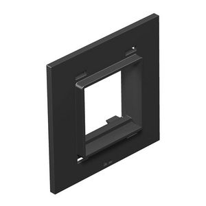 Afdekplaat 1 x module 45 T4L/T8NL polyamid zwart 901