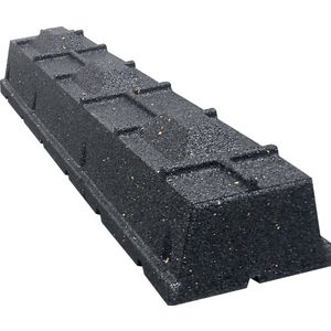 Verhogingsbalk rubber tbv opstelbalk Brooklyn base 1000x200mm h=95mm