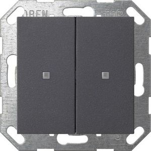 Drukc. wip 2-v OneKNX System 55 antraciet