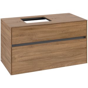 Wastafelonderkast Collaro 1000x548x500mm Oak.Kans C12600RH