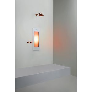 Sunshower ROUND inbouw/opbouw (excl. opbouwbeugel) ONE/S small 95x33cm White infrarood