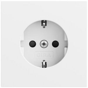 wandcontactdoos met randaarde Safety Plus SRK System 70 zuiver wit m(gel.)