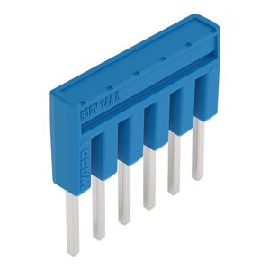 Brug 6-voudig geisoleerd blauw 2000-406/000-006 VVE=25