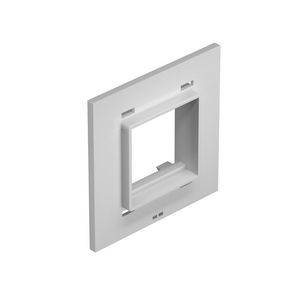 Afdekplaat 1 x module 45 voor T4L/T8NL polyamid lichtgrijs