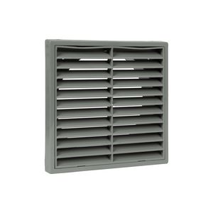 Ventilatierooster vlak Ø150mm grijs
