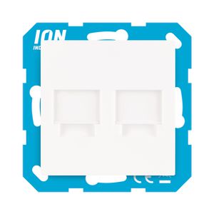 Modular Jack 2-voudig met Centraalplaat V1/J1  VVE=10