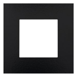 Enkelvoudige afdekplaat Pure Bakelite piano black
