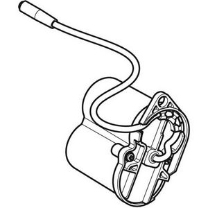 Batterijhouder tbv WC-sturing