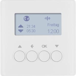 Schakelklok-opzetmod. jaloeziebediening KNX-RF berker Q.1/Q.3/Q.7
