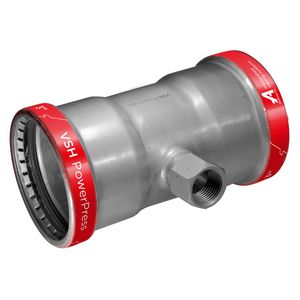 T-koppeling POWERPRESS bidr EPDM FFF 2 1/2"x2 1/2"xRp3/4 EU