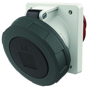 Inbouwwandcontactdoos 63A 4-polig  7H 500V IP67