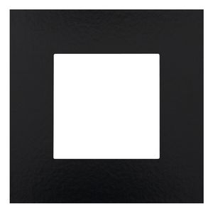 Enkelvoudige afdekplaat Pure Bakelite piano black