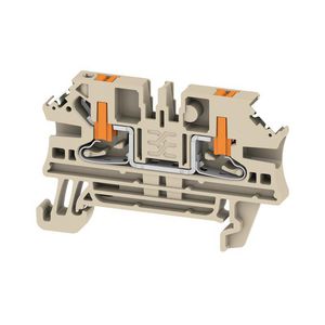 Doorvoerklem PUSH IN beige 2,5mm2 3010200000 VVE=100