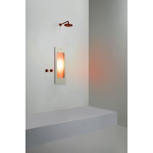 Sunshower ROUND inbouw/opbouw (excl. opbouwbeugel) ONE/S small 95x33cm Sand White infrarood