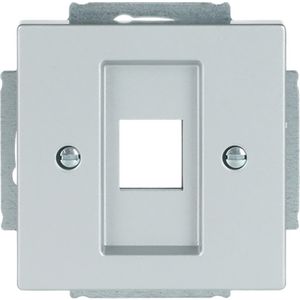 Centraalplaat 1 x MJ 216000-2/216005-4 f-aluzilver (2561-83)