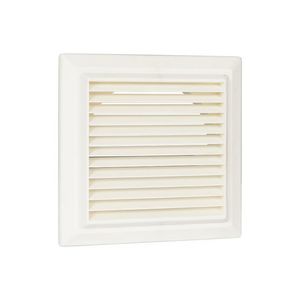 Ventilatierooster De Luxe Ø150mm wit