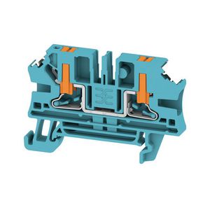 Doorvoerklem PUSH IN blauw 4mm2 3010220000 VVE=50