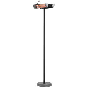 EXO STATIEF staande terrasverwarmer 2x 1400W Antraciet 7016