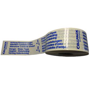 Lengte a 250m. Waarschuwingsband 26 Opgelet-Waterleiding