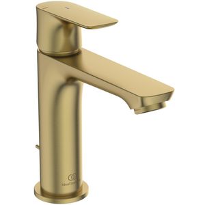 Connect Air wastafelmengkraan grande waste blues. brushed gold (mat goudkleurig)