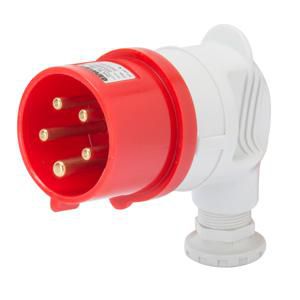 CEE CONTACTST. 2P+A 16A 380/415V 50/60HZ-ROOD-9H-STEK VVE=10