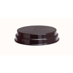 PVC deksel t.b.v. 315mm put bruin