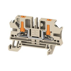 Doorvoerklem PUSH IN beige 4mm2 3025870000 VVE=50