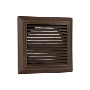 Ventilatierooster De Luxe Ø150mm bruin
