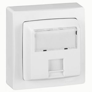 Informatica contactdoos RJ45 UTP compleet Oteo VVE=10