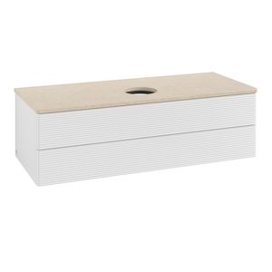 Wastafelonderkast Antao 1200x360x500mm G.White.L K21113GF