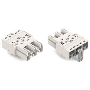 Male met direct PE-contact 3-polig 770-233/002-000 VVE=100