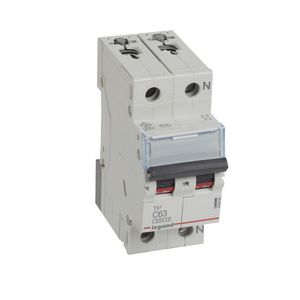 Installatieautomaat MCB TX3 1-polig + Nul C-karakteristiek 63A 6000A