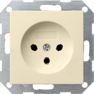 HNA-wandcontactdoos 10 A System 55 creme wit