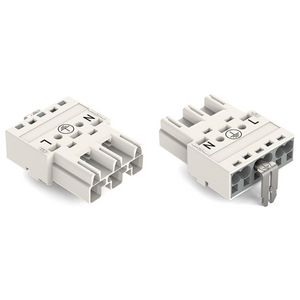 Male met direct PE-contact 3-polig 770-233/002-000 VVE=100