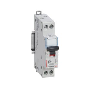 Installatieautomaat MCB DX³ 1-polig + Nul B-karakteristiek 20A 6000A