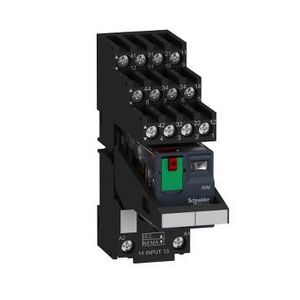 Miniature plug-in relay pre-assembled 6 A 4 CO VVE=30