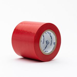 PROMO set 10 rollen a 10mtr. isolatietape PVC 50mm rood