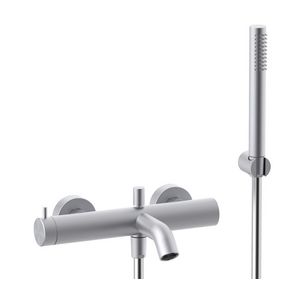 Opbouw bad/douchemengkraan INOX TECH+vaste ABS doucheset INOX026AC