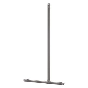 Douchestang T-vormig Ø35 H.1130x500 alu antr.
