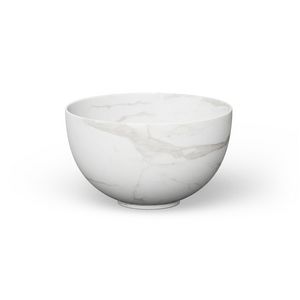 Opzetwaskom CERAMIC RAW SMALL Ø230mm Calacatta